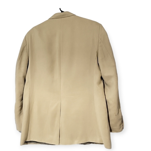 Chaps Men's Faux-Suede Long Sleeve Tan Jacket Size 40R - Picture 2 of 8